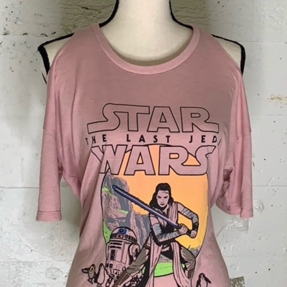 Star Wars The Last Jedi cold shoulder T